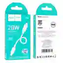 Cable Tipo C A Lightning Para Iphone 20w 25cm - Hoco X96 Carga Rápida