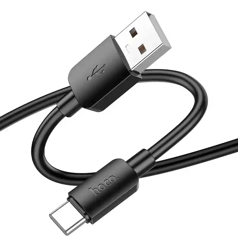 Cable Usb A Tipo C 27w Carga Rápida 2.4a - Hoco X96 25cm Negro