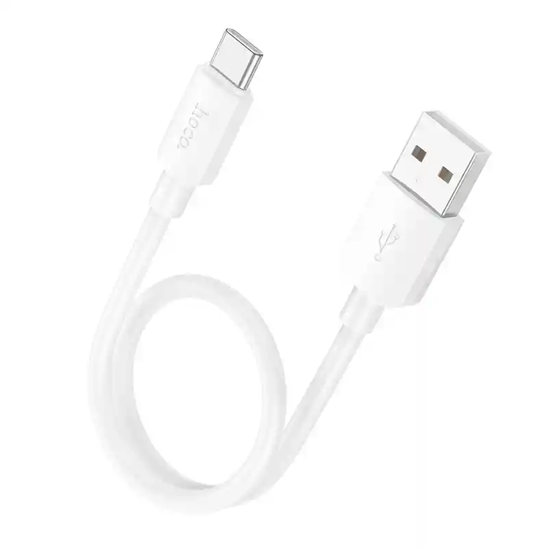 Cable Usb A Tipo C 27w Carga Rápida - Hoco X96 25cm Blanco