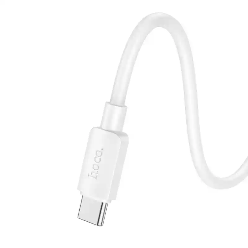 Cable Usb A Tipo C 27w Carga Rápida - Hoco X96 25cm Blanco