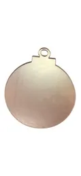 Esfera Espejo Plana Acrílica 7.5cm Color Rose Gold