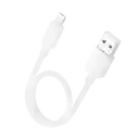 Cable Usb A Lightning Para Iphone 12w 25cm - Hoco X96 Blanco