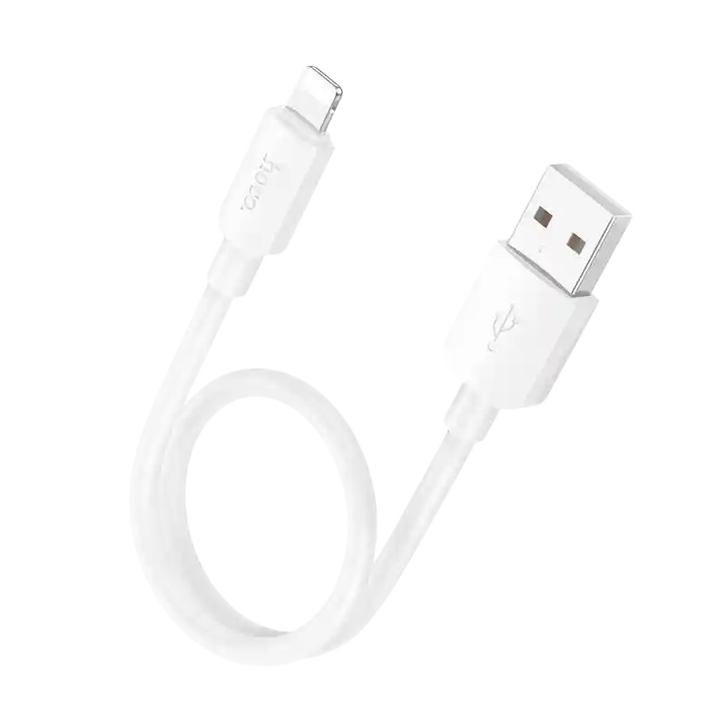 Cable Usb A Lightning Para Iphone 12w 25cm - Hoco X96 Blanco