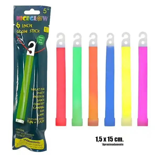 Glow Stick 15 Cm 1 Unidad