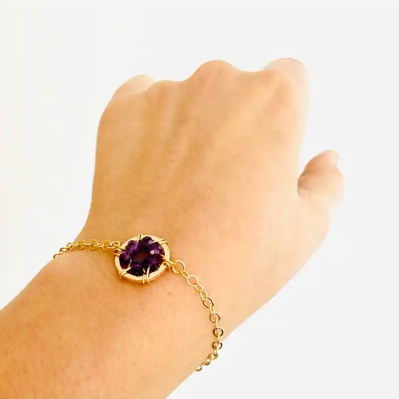 Pulsera Círculo Amatista