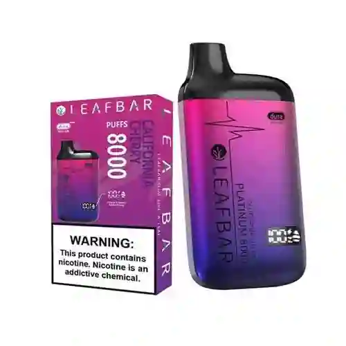 Vaper Desechable California Cherry Leafbar Platinum 8000 Puff