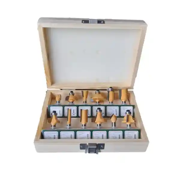 Juego Fresas Tupi 1/4'' 12 Pzas