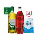 Promo Pisco Alto Del Carmen 1lt + Coca Cola Zero 1.5 Lt + Hielo 2k