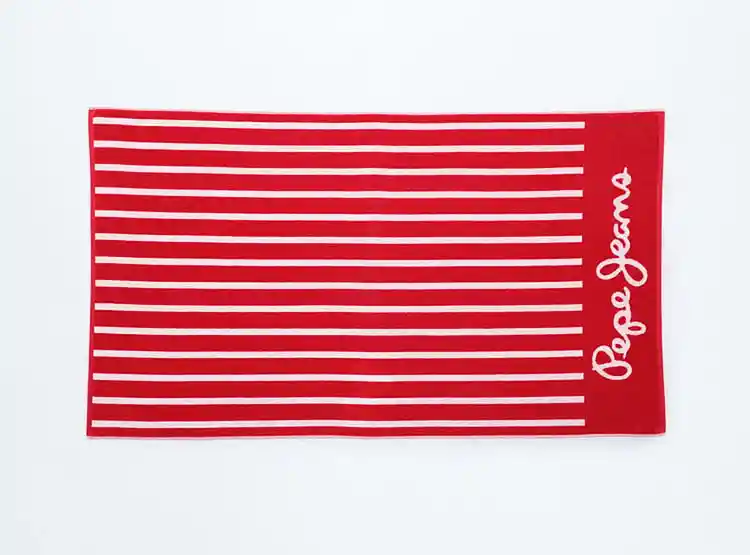 Toalla Playa Pepe Jacq Stripe Rojo