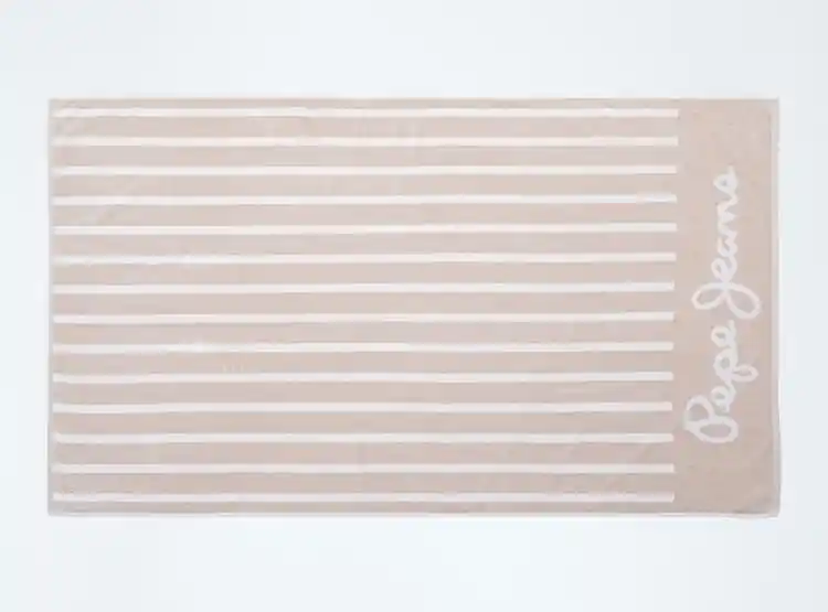 Toalla Playa Pepe Jacq Stripe Taupe