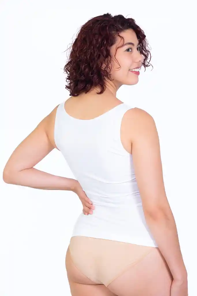 Camiseta Sin Mangas Reductora S Blanco