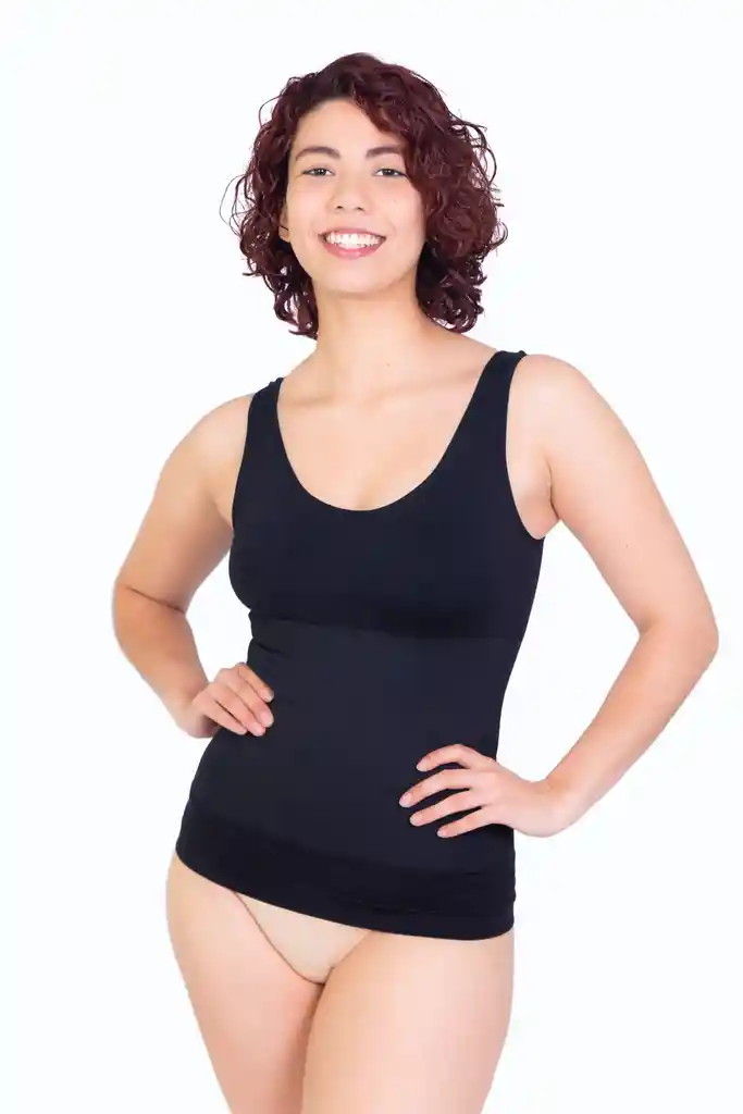 Camiseta Sin Mangas Reductora S Negro