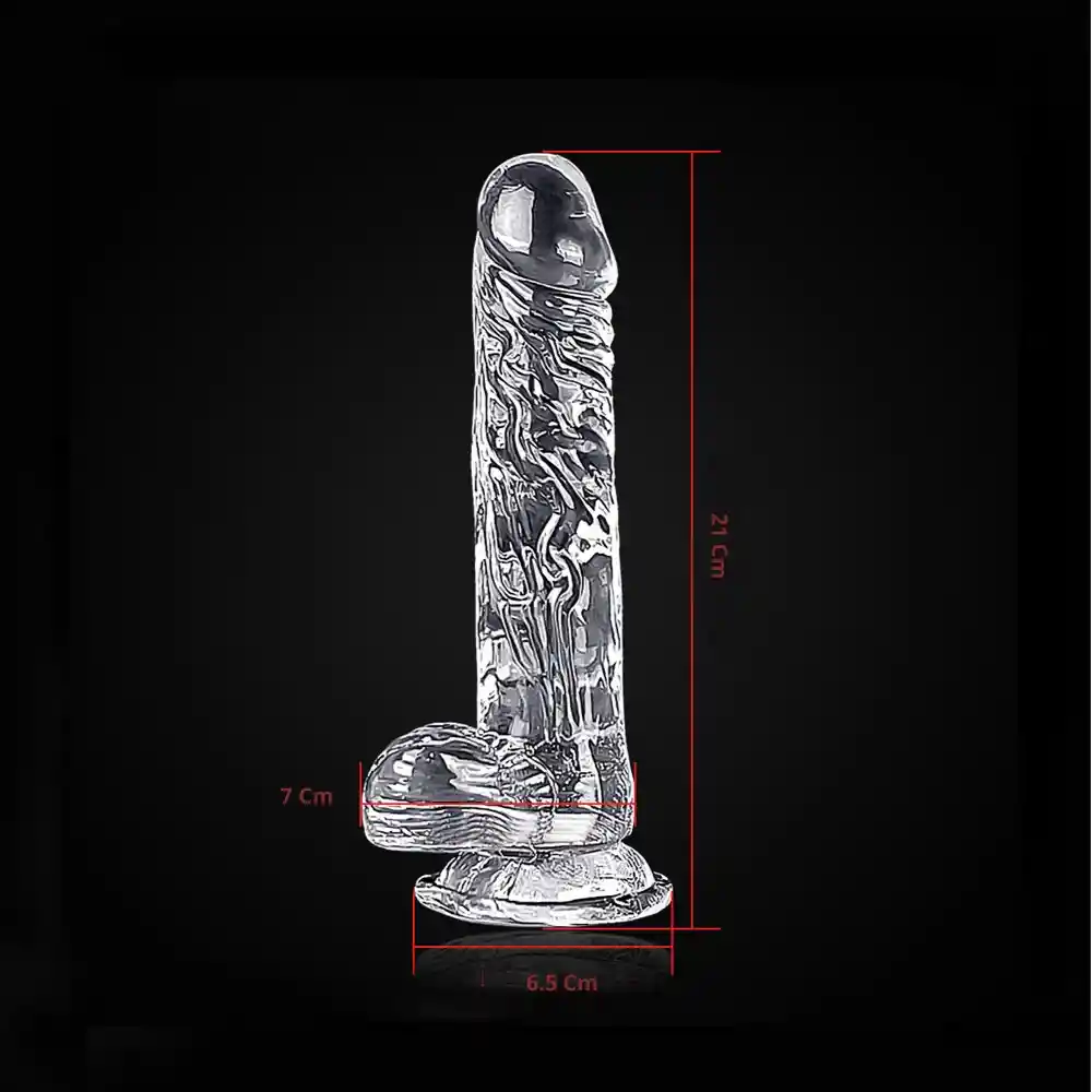 Dildo Cristalino 21 Cm