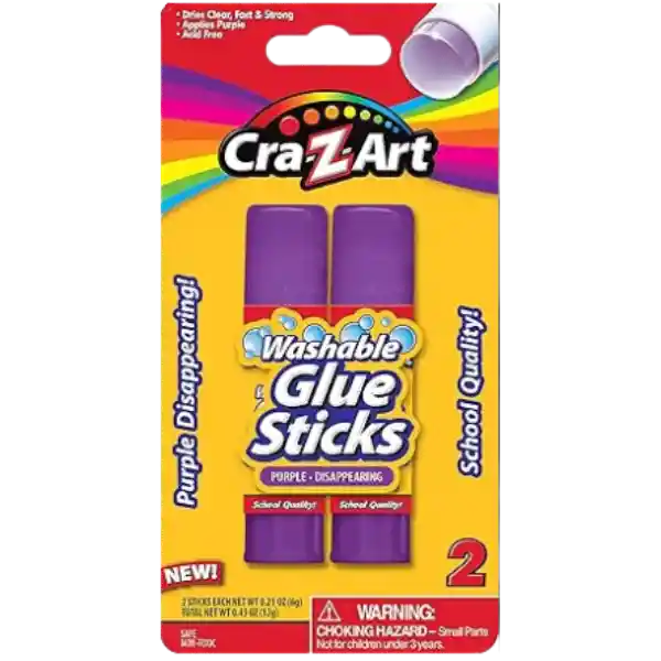Cra-z-art Barra De Pegamento 2ú. Washable