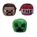 Peluche Minecraft Cubo 12cm Con Clip