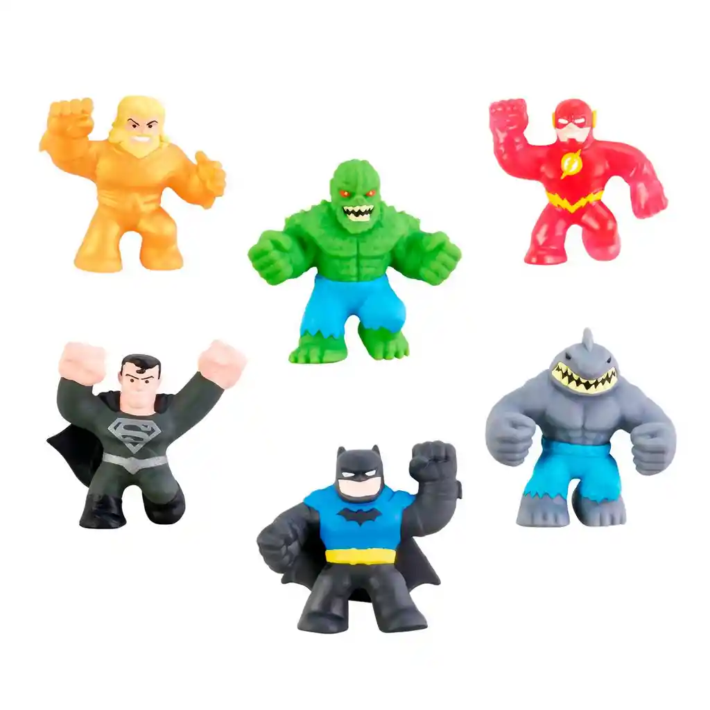 Goo Jit Zu Dc Minis 6 Pack New