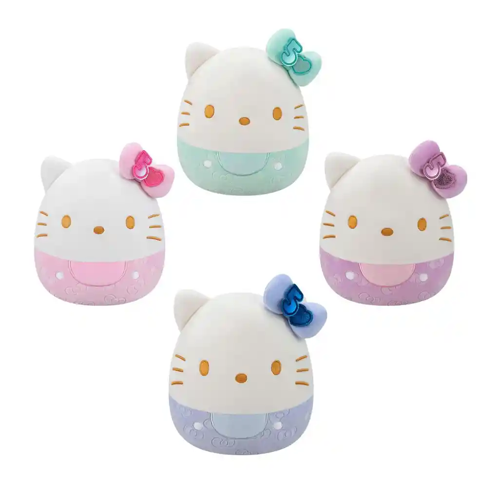 Squishmallows Peluche Hello Kitty 20 Cm 50 Años