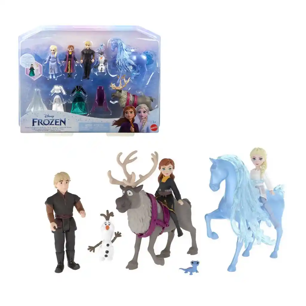 Disney Frozen Set De Juego Modas Y Amigos Con Anna Y Elsa