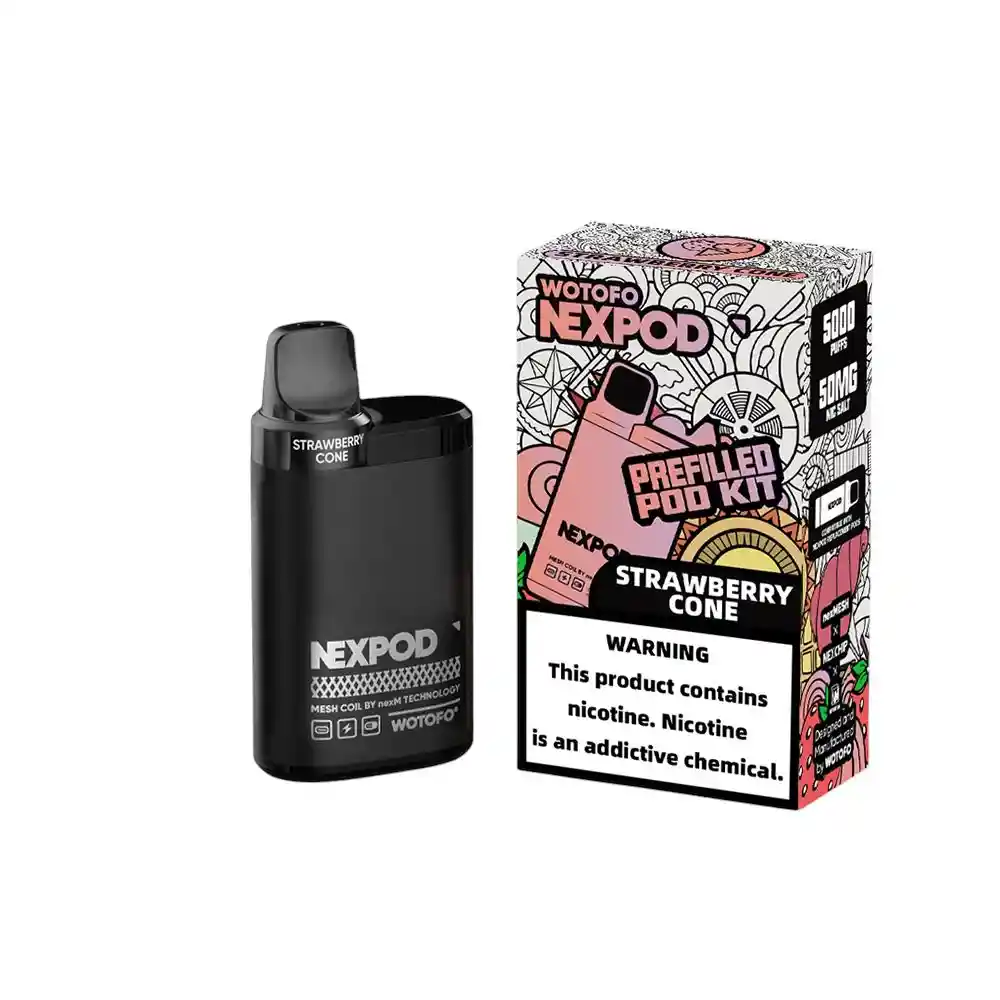 Wotofo Nexpod 5000 Puff 5% (strawberry Cone)