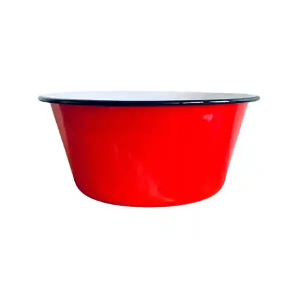 Bowl Enlozado Rojo 1,25 Lts