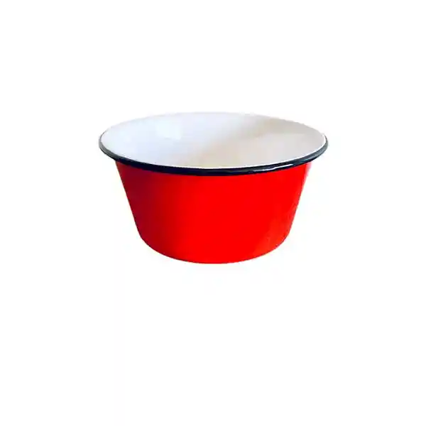 Bowl Enlozado Rojo 1,25 Lts