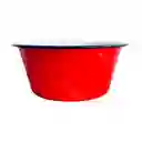 Bowl Enlozado Rojo 1,25 Lts