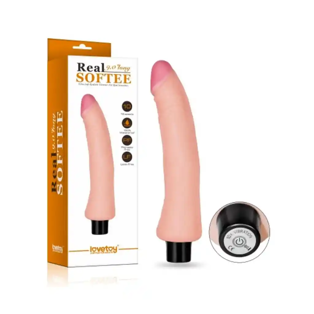 Dildo Vibrador 23 Cm Realsoftee Lovetoy