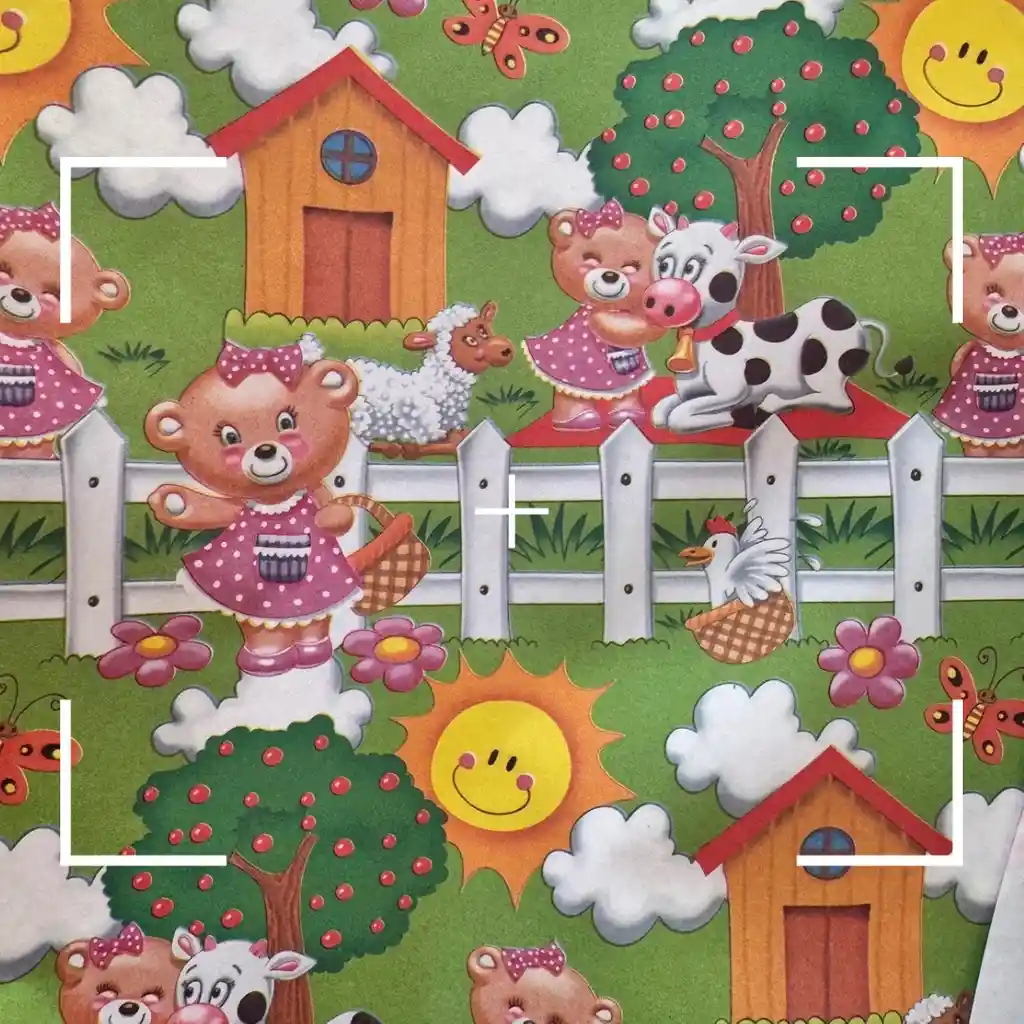 Papel De Regalo Granja