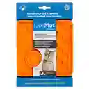 Plato Comedero Antiestrés Y Alimentación Lenta Para Gatos Lickimat Catster (orange)