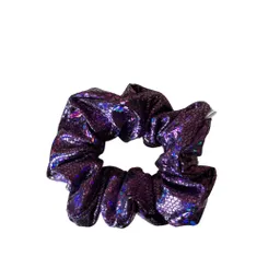Scrunchie Morado Metalizado