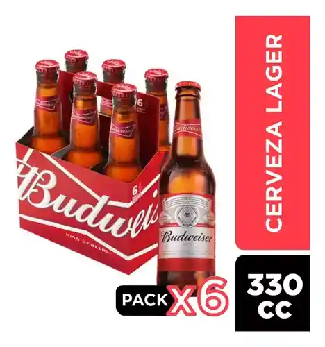 6 Unid. Budweiser