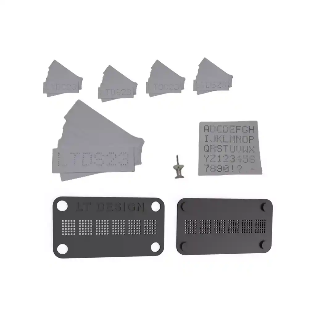 Kit Grabado Patente Automóvil 120 Stickers