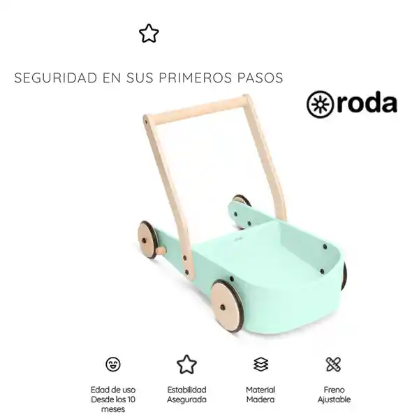 Andador Verde Claro Roda