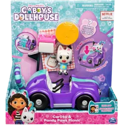 Dream Works Gabby´s Dollhouse Auto Picnic Carlita Pandy Paws