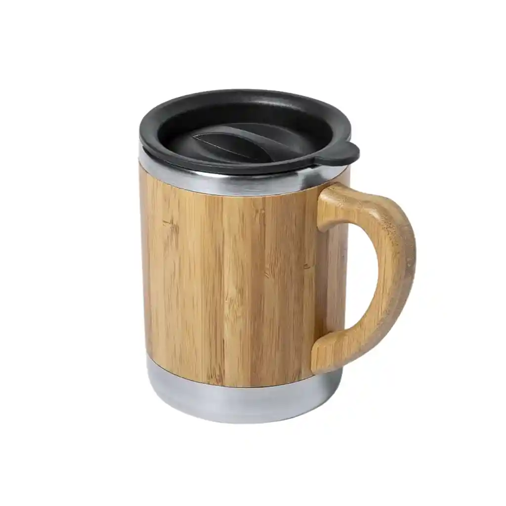 Taza Mug Térmica Bambú Vanatin 300 Ml