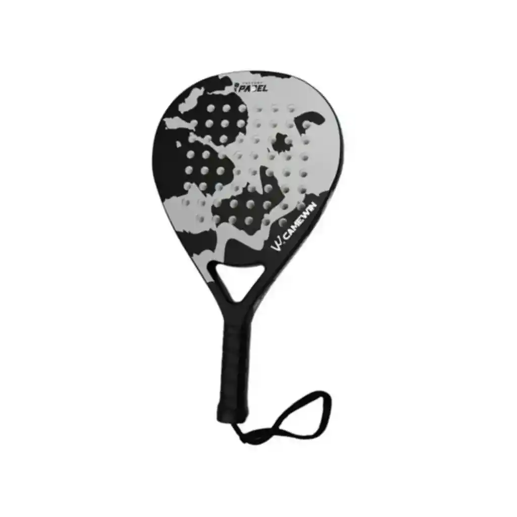 Pala Pádel Carbono Híbrido 38mm + Bolso Deporte Gris