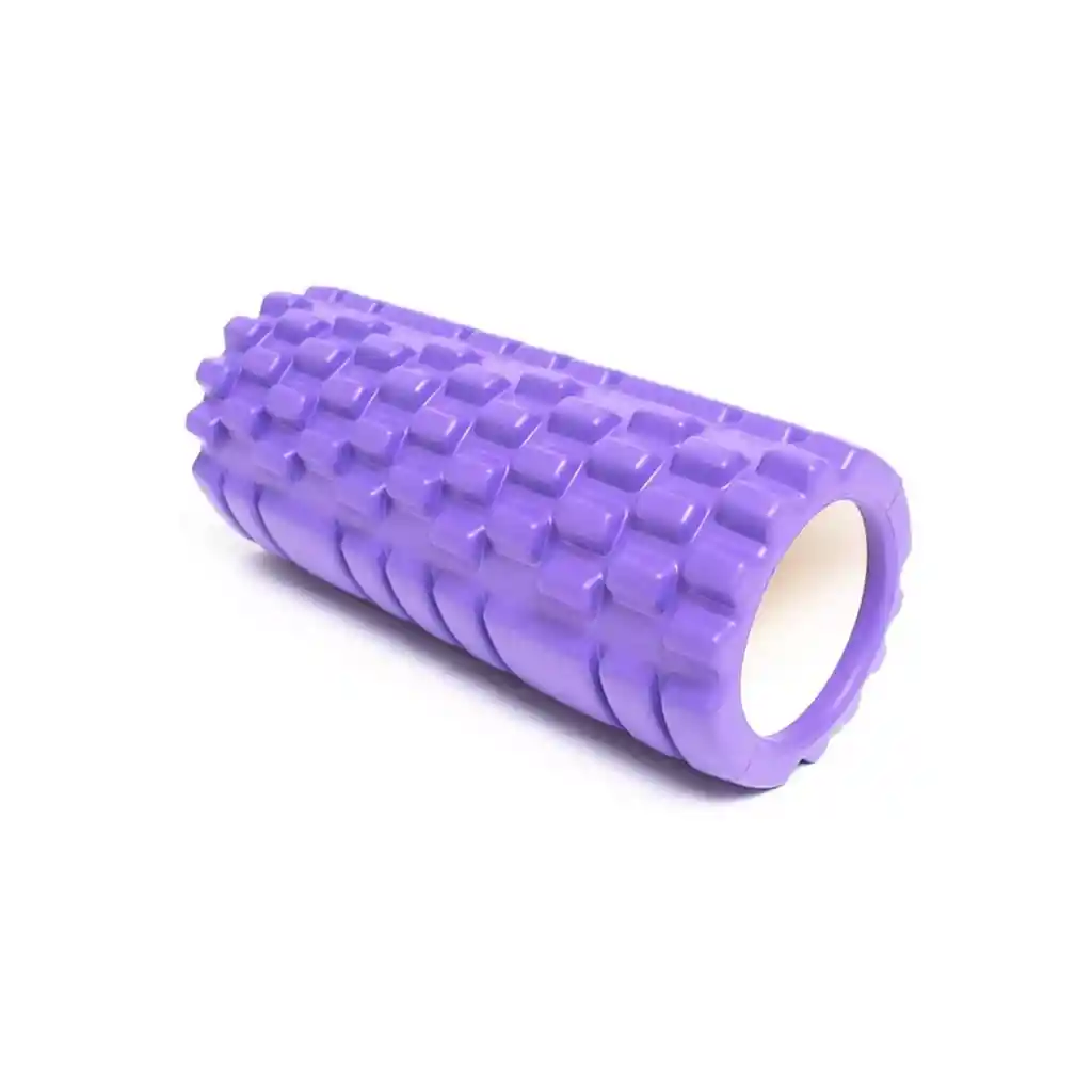 Rodillo Yoga Pilates Ejercicios Elongación Violeta