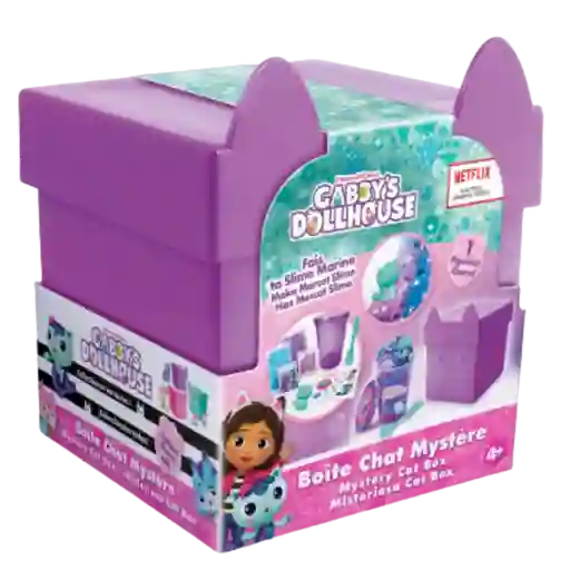Gabby´s Dollhouse Misteriosa Cat Box ¡haz Mercat Slime!
