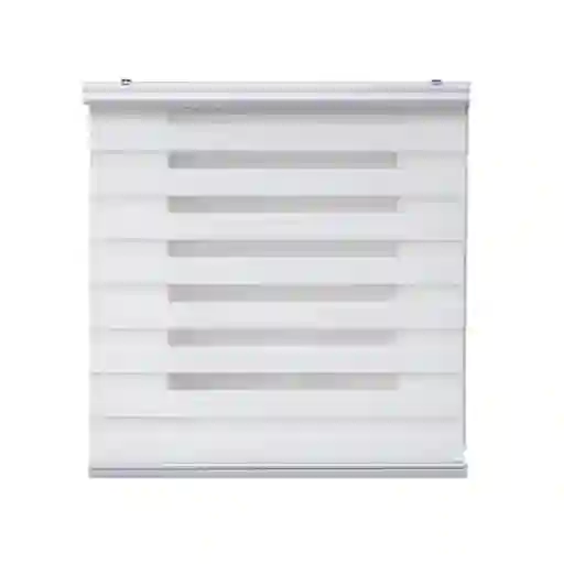Cortina Roller Persiana Dúo Blanca 120x220 Cm