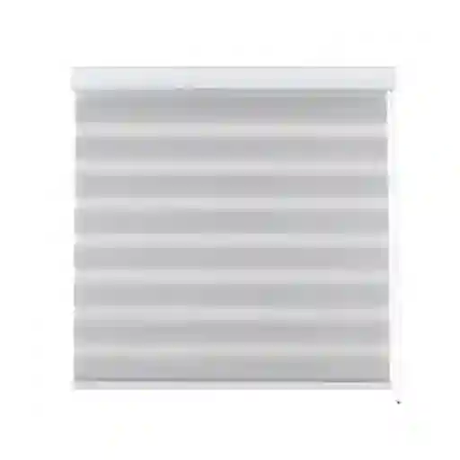 Cortina Roller Persiana Dúo Gris 90x220 Cm