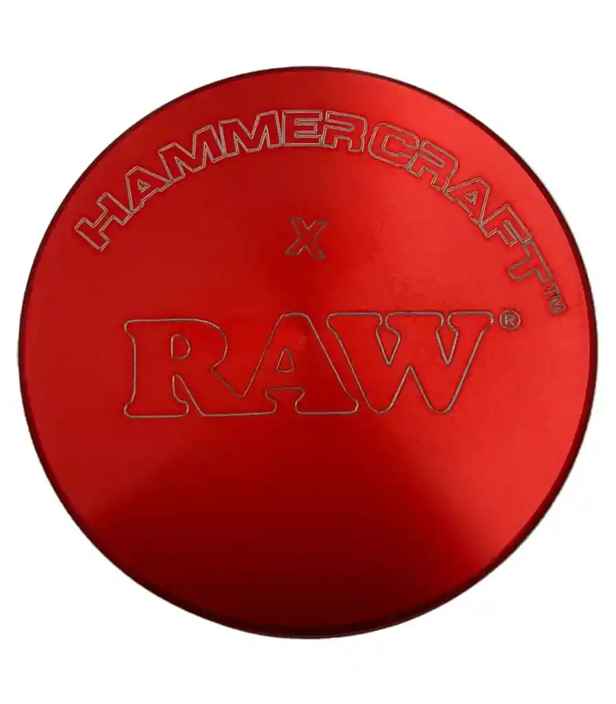 Moledor Raw Red Hammer Craft Aluminio 4 Partes 63mm
