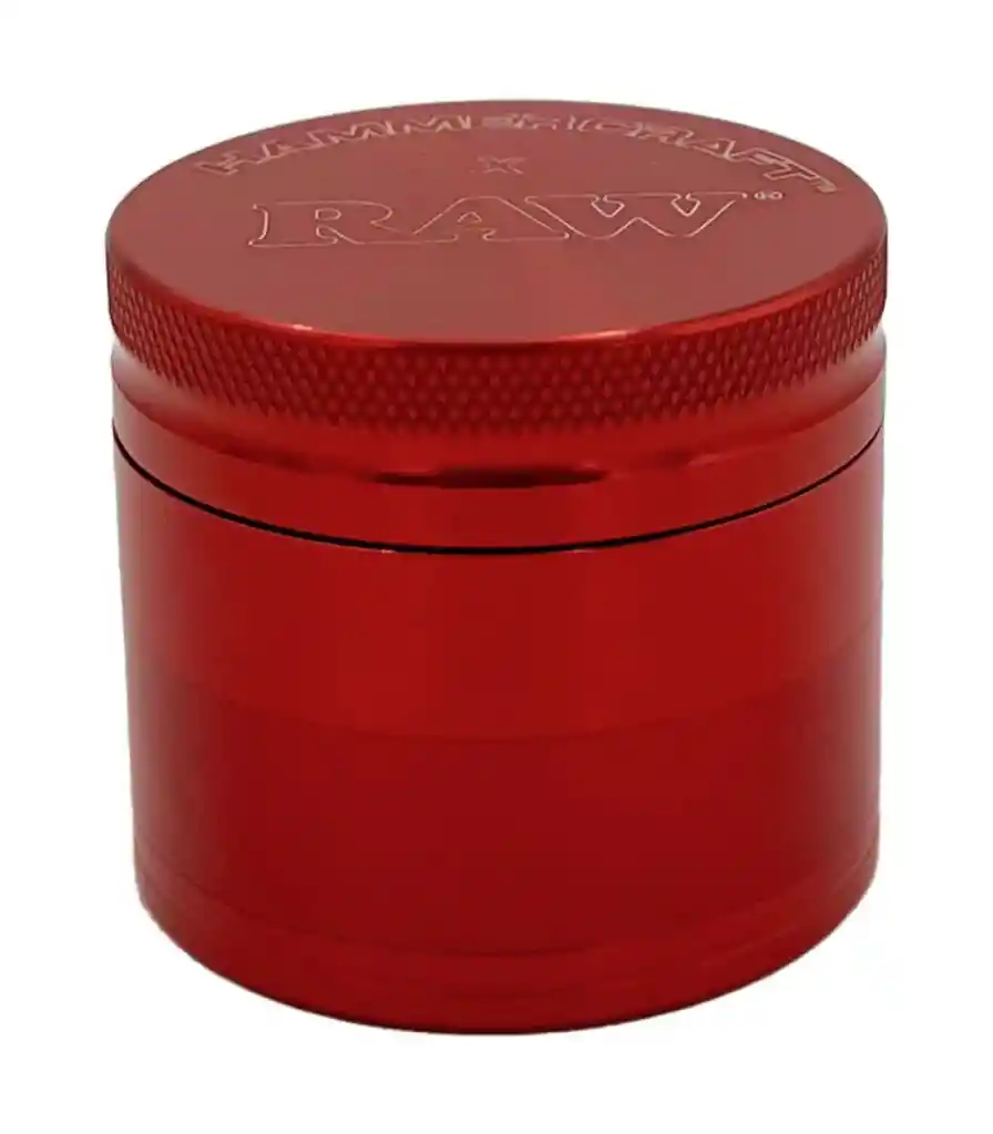 Moledor Raw Red Hammer Craft Aluminio 4 Partes 63mm