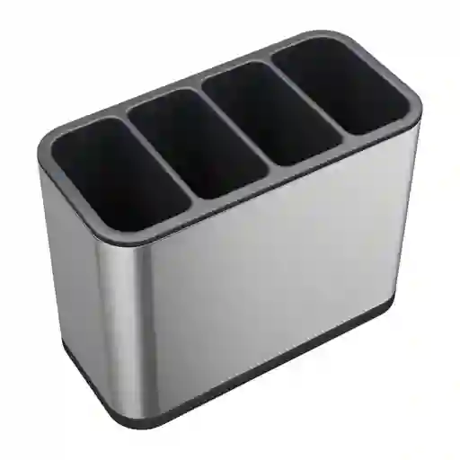 Escurridor Cubierto Utensilios Cocina Acero Inoxidable 4 Espacios