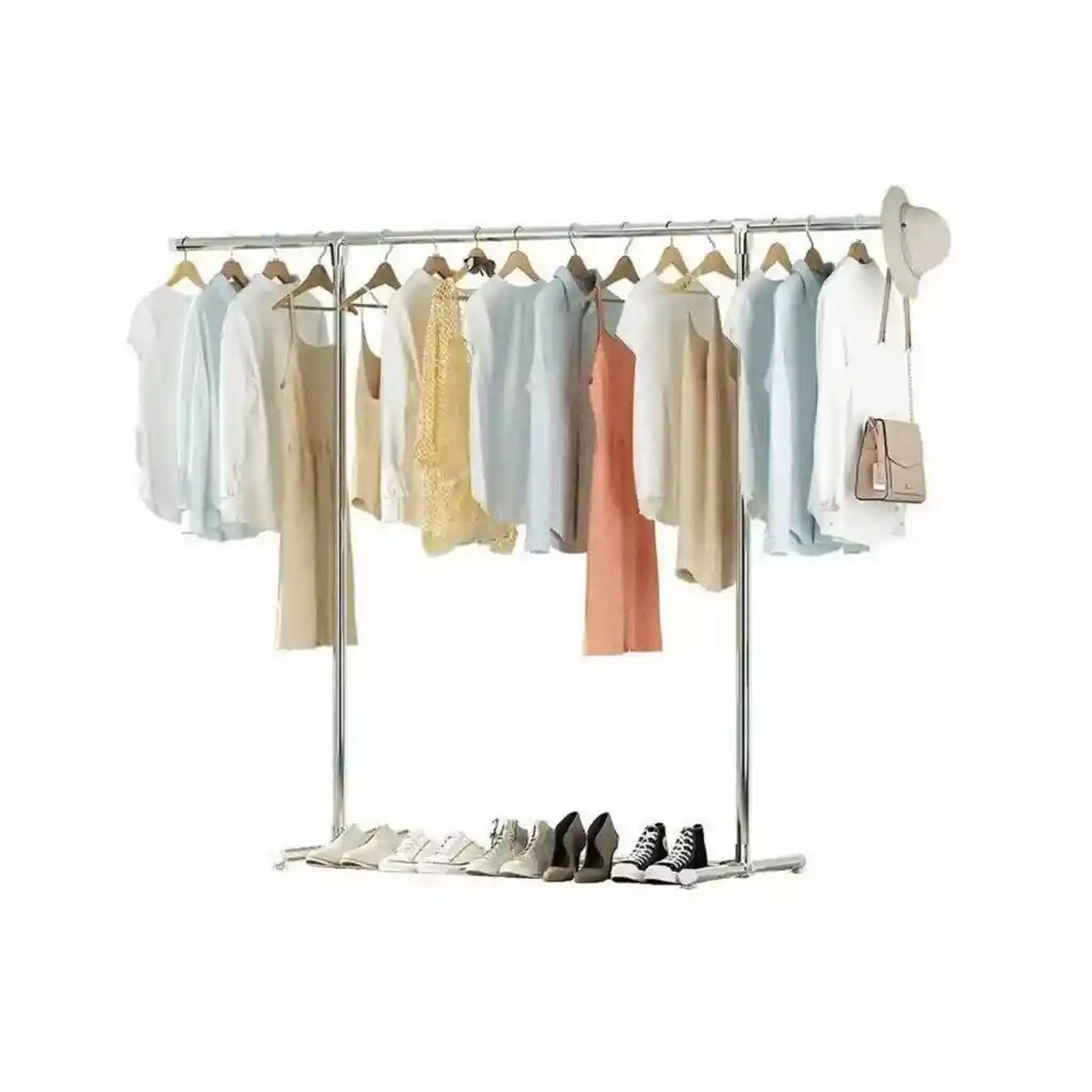 Tendedero Colgador Ropa Zapatero 120x130x50 Cm