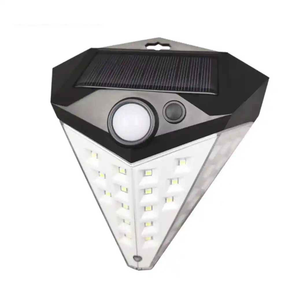 Foco Solar 39 Led Mini Aplique Pared Sensor