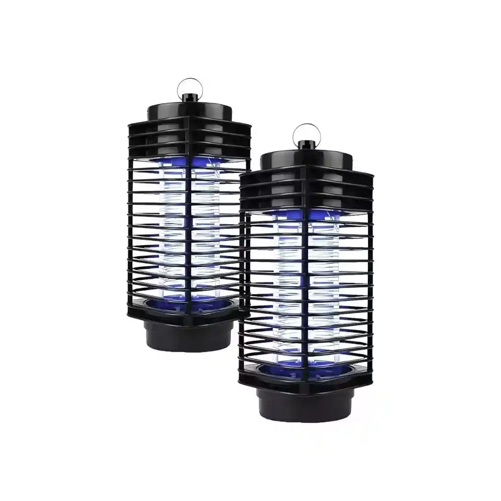 Pack 2 Lámparas Mata Insectos Hogar 220v