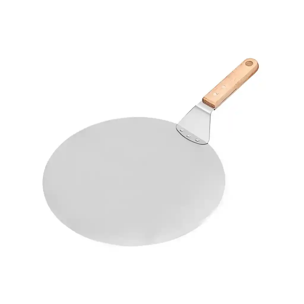 Pala Pizza Acero Inoxidable 30 Cm Mango Madera