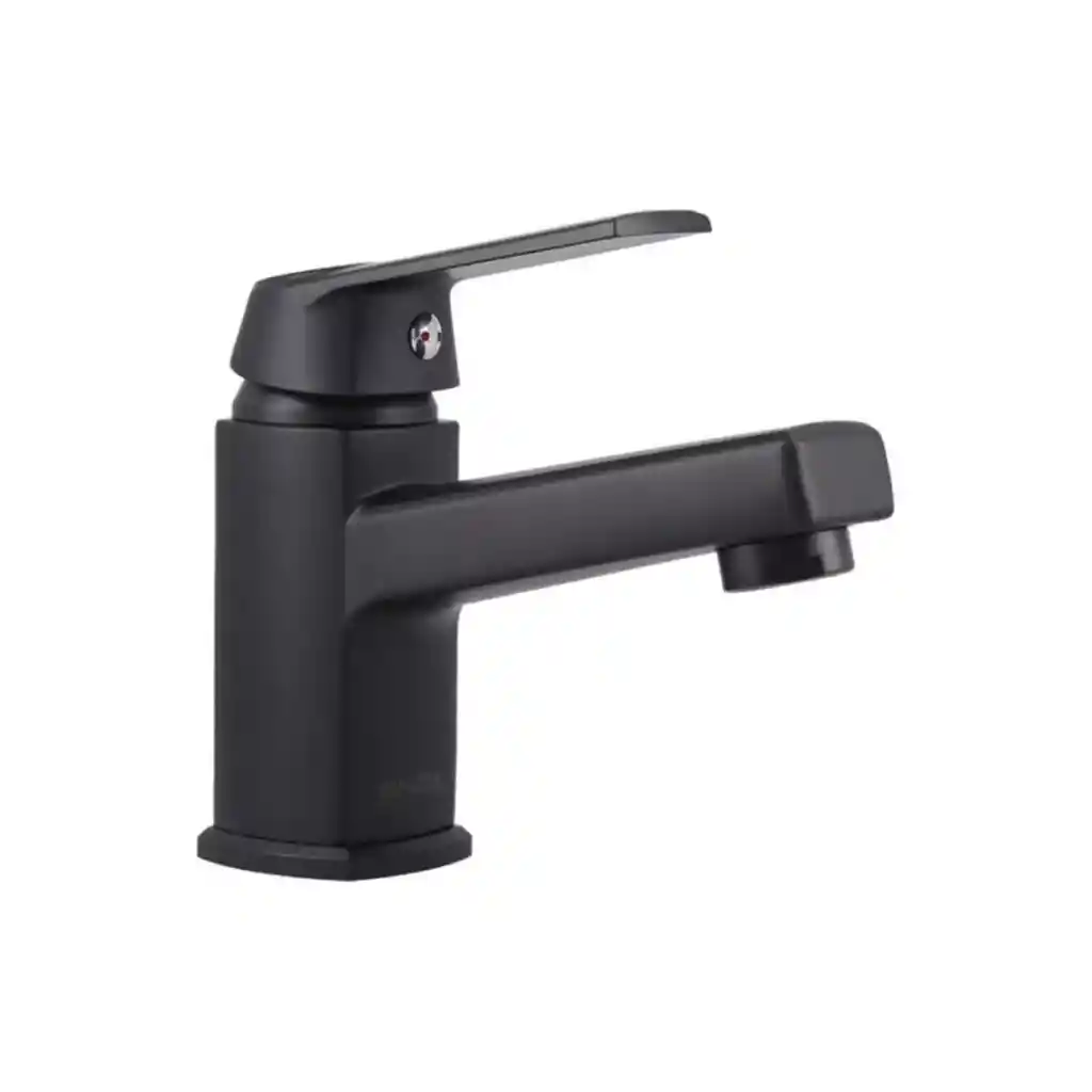 Llave Monomando Lavatorio Módena Negro