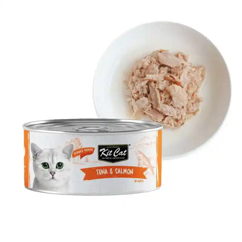 Kit Cat Lata Tuna Salmon 80g