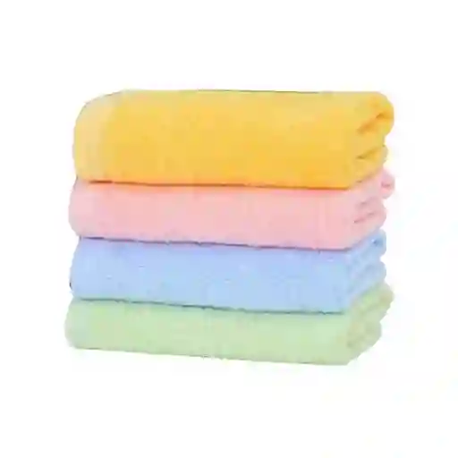 Set 12 Toallas Mano Algodón Suave 30x50 Cm Colores